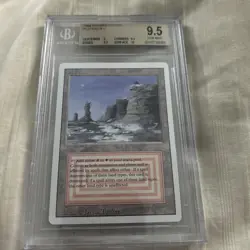Magic The Gathering MTG Plateau Dual Land Revised 1994 BGS 9.5 - Image 2