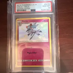 Pokemon Kirlia Hidden Fates Shiny Vault Holo Rare SV35/SV94 Stage 1 HP80 PSA 10 - Image 1