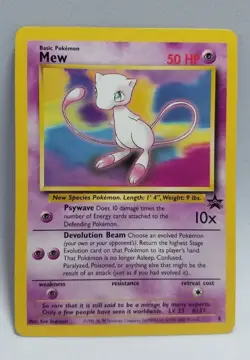 POKEMON TCG MEW #8 NON-HOLO BLACK STAR PROMO NEAR MINT / MINT - Image 1