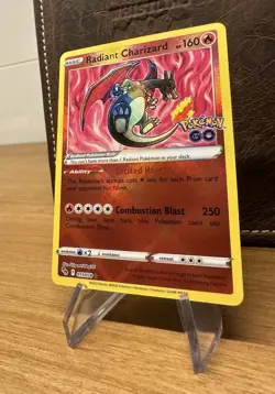 Pokemon Radiant Charizard 011/078 Pokemon GO Holo Radiant Rare 160 HP | Mint 🦖 - Image 2