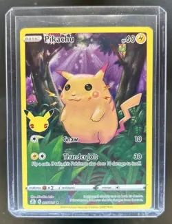 2021 Pokemon SWSH Celebrations Pikachu Holo #005/025 - Image 1