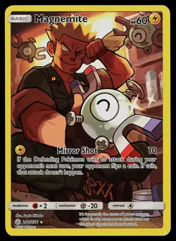 Pokemon Card - Magnemite Cosmic Eclipse 242/236 Secret Rare 2019 - Image 1