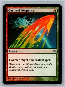 Magic The Gathering Shadowmoor Guttural Response #208/301 MTG TCG CCG - Image 1