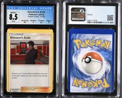Miscut - Giovanni’s Exile 57/68 Hidden Fates - CGC 8.5 Error - Pokemon TCG - Image 1
