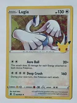 Pokemon - Lugia - Celebrations 022/025 - Holo Rare - NM - Image 1