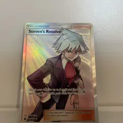 Steven's Resolve (Full Art) Ultra Rare SM - Celestial Storm 165/168 Pokemon Card - Image 2