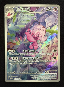 Tinkatuff 217/193 Paldea Evolved Illustration Rare LP Pokemon - Image 1