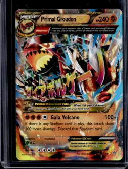 2015 Pokemon XY Primal Clash Groudon EX #86/160 - Image 1