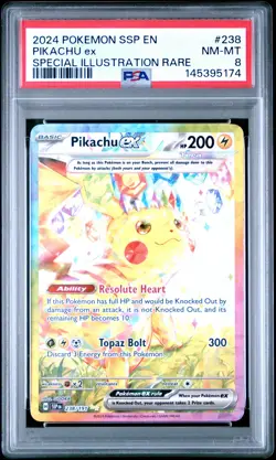 Pikachu EX 238/191 Special Illustration Rare Pokemon PSA 8 *174 - Image 1