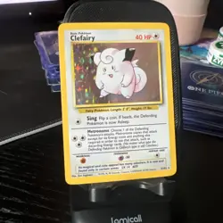 Clefairy 5/102 - Base Set Holo Vintage WoTC 1999 Pokemon TCG - LP/MP - Image 1