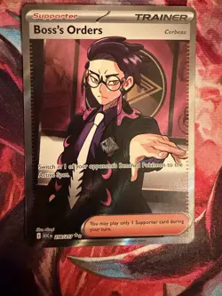 Boss's Orders Corbeau Full Art 256/217 Pokemon Ascended Heroes English NM - Image 1