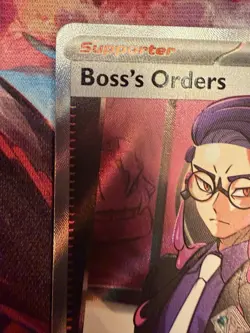 Boss's Orders Corbeau Full Art 256/217 Pokemon Ascended Heroes English NM - Image 3