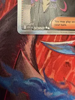 Boss's Orders Corbeau Full Art 256/217 Pokemon Ascended Heroes English NM - Image 4