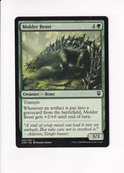 2020 MAGIC THE GATHERING MTG COMMANDER LEGENDS MOLDER BEAST (#2) (X) - Image 1