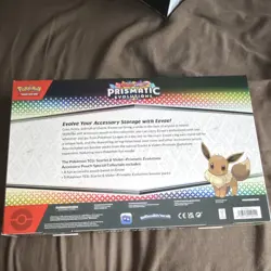 Pokemon TCG Prismatic Evolutions Special Collection Accessory Pouch Box Eevee - Image 2