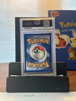 2002 Pokemon Legendary Collection Mankey Reverse Foil PSA 9 - Image 2