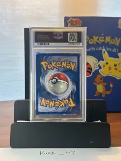 2002 Pokemon Legendary Collection Sandshrew #91 Reverse Foil PSA 9 MINT - Image 2