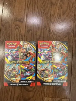 (2) Pokemon Base Mega Evolution Booster Bundle - Set Of 2 - Sealed New - Image 1