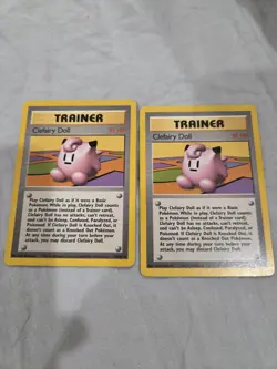 Pokemon TCG - Clefairy Doll - 70/102 - Unlimited Base Set - LP Rare - Image 1