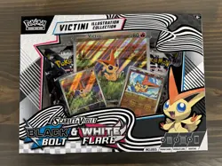 Pokemon Unova Black Bolt + White Flare Victini Illustration SEALED 6 BOX CASE! - Image 2