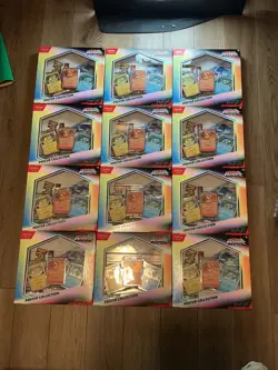 Lot Of 12 Prismatic Evolutions Poster Collection Pokemon New Sealed - Image 1