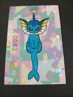 Pokemon Let's Go Eevee Database Set Peru Vaporeon Tail Cracked Ice US Seller - Image 1