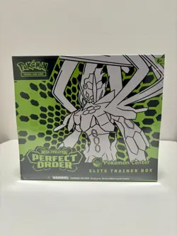 Perfect Order Pokemon Center Exclusive Elite Trainer Box ETB Factory Sealed Tear - Image 1