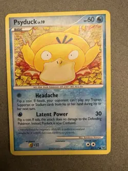 Pokemon Psyduck 87/127 Platinum Common Regular 60 HP Basic English - Image 1