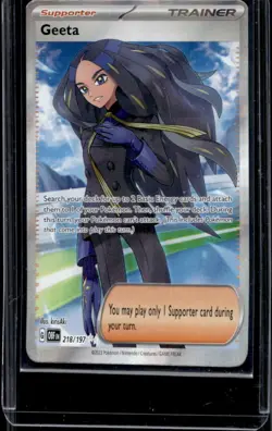 2023 Pokemon SV Obsidian Flames - OBF EN Geeta #218/197 - Image 1