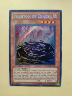 Yu-Gi-Oh! Phantom of Chaos LCGX-EN193 Secret Rare 1st Ed LP - Image 1