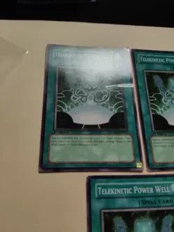 3x Yugioh! Telekinetic Power Well CRMS-EN055 1st Edition MP - Image 3