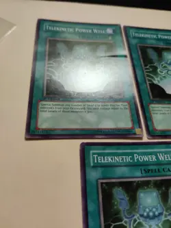 3x Yugioh! Telekinetic Power Well CRMS-EN055 1st Edition MP - Image 4