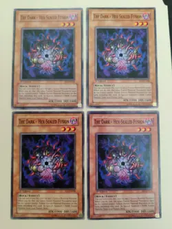 4x The Dark - Hex-Sealed Fusion FET-EN028 1st Edition Common LP - Image 2