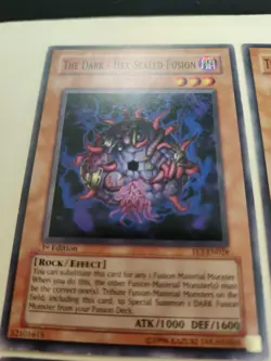 4x The Dark - Hex-Sealed Fusion FET-EN028 1st Edition Common LP - Image 3