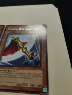 2x Elemental Hero Captain Gold DP06-EN004 Rare 1st Edition LP - Image 4