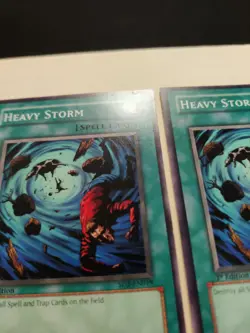 3x Heavy Storm SD2-EN019 Common 1st Ed/Unlimited LP/MP - Image 5