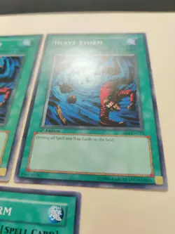 3x Heavy Storm SD4-EN019 Common 1st Edition LP - Image 3