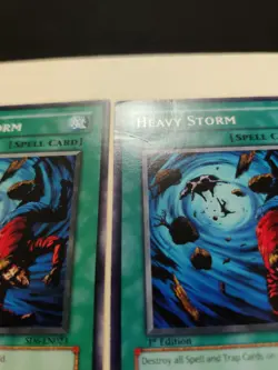 3x Heavy Storm SD6-EN023 1st Ed/Unlimited LP/MP - Image 4