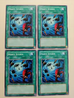 4x Heavy Storm SD3-EN021 Common 1st Edition LP - Image 1