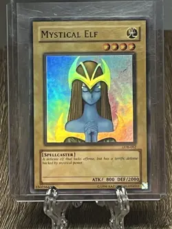 Mystical Elf – LOB-062 – Unlimited – Ultra Rare – Yu-Gi-Oh! - Image 1