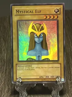 Mystical Elf – LOB-062 – Unlimited – Ultra Rare – Yu-Gi-Oh! - Image 2