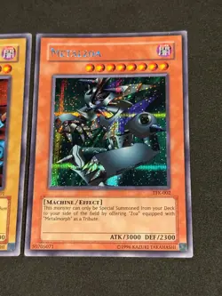 Yugioh Zoa TFK-001 Metalzoa TFK-002 Prismatic Secret Rare Promo LP/P & MP - Image 3