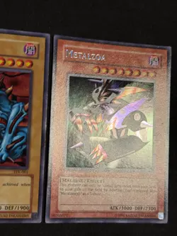 Yugioh Zoa TFK-001 Metalzoa TFK-002 Prismatic Secret Rare Promo LP/P & MP - Image 4