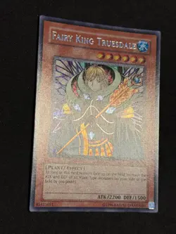 Yugioh Fairy King Truesdale WC4-001 Prismatic Secret Rare Promo LP - Image 2