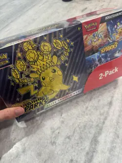 Pokemon Surging Sparks ETB + Booster Bundle Costco 2-pack Sealed - Image 1