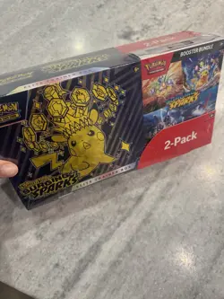 Pokemon Surging Sparks ETB + Booster Bundle Costco 2-pack Sealed - Image 2