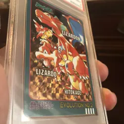 G2U PSA 9 Pokemon Sealdass 1998 Charizard Evolution NO2 Prism Series 4 Bandai - Image 3