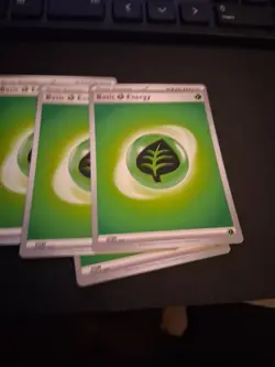 POKEMON SCARLET & VIOLET BASIC GRASS ENERGY COMMON X4 - Image 1