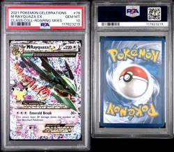 2021 Pokemon Celebrations Classic collection 76/108 M Rayquaza EX PSA 10 - Image 3