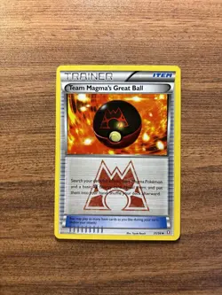 💎Pokemon Team Magma’s Great Ball XY Double Crisis 31/34 LP Condition - Image 1
